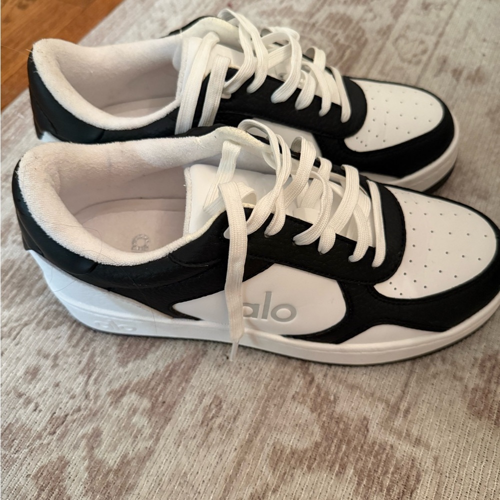 ALO Yoga Black and White Sneakers